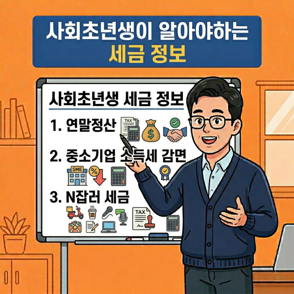 사회초년생이 알아야하는 세금 정보