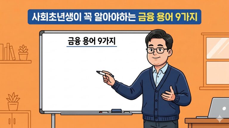 사회초년생이 알아야하는 금융 용어 9가지