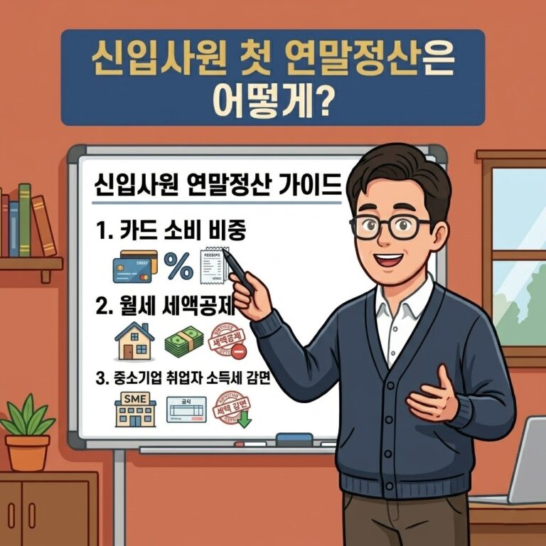 사회초년생 연말정산 방법